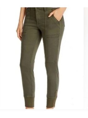 Level 99 Olive Green Lara Utility Jogger Pants